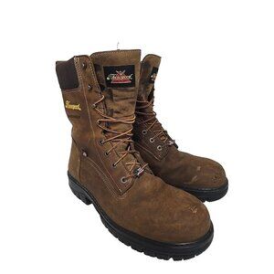 Thorogood Men's 8" Composite Toe Waterproof Work Boot (USA) 804-4249 Brown 10.5D